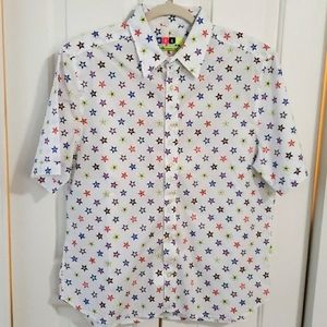 MSGM plaid bottom down shirt